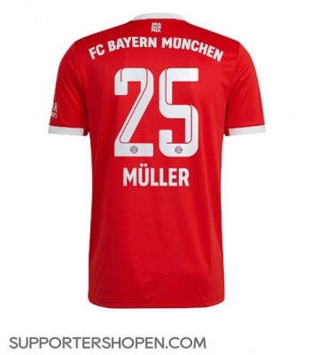 Bayern Munich Thomas Muller #25 Hemma Matchtröja 2022-23 Kortärmad
